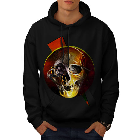 Skull Hell Devil Eye Mens Hoodie