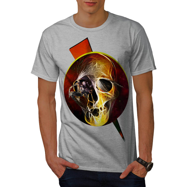 Skull Hell Devil Eye Mens T-Shirt