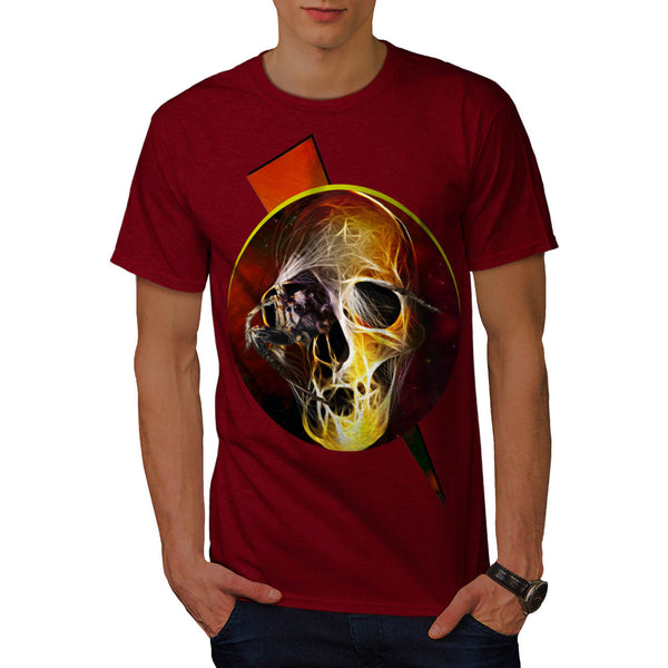 Skull Hell Devil Eye Mens T-Shirt