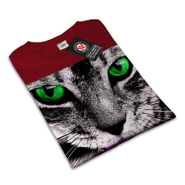 Meow Cute Kitty Face Mens T-Shirt