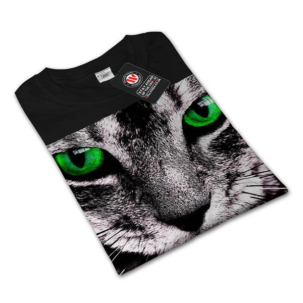 Meow Cute Kitty Face Womens Long Sleeve T-Shirt