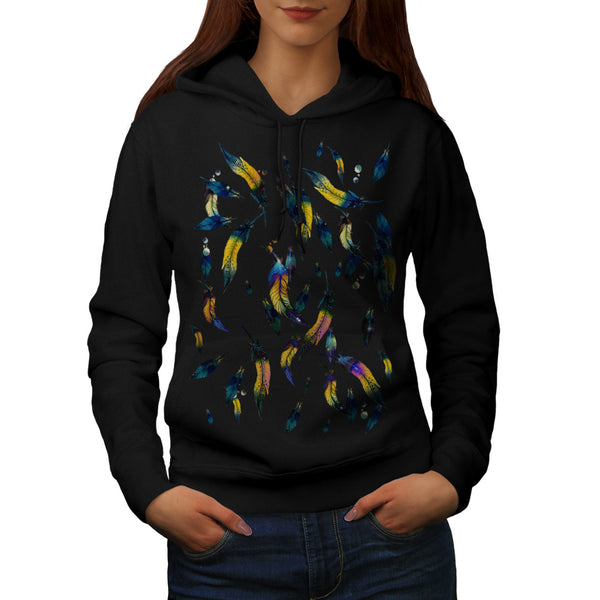 Feather Is Falling Womens Hoodie