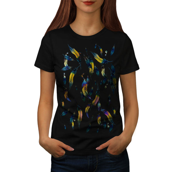Feather Is Falling Womens T-Shirt