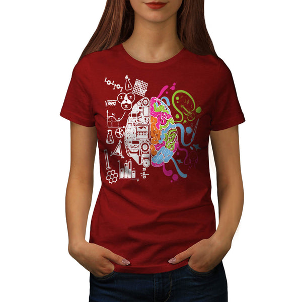 Creative Brain Mind Womens T-Shirt