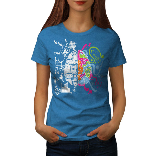Creative Brain Mind Womens T-Shirt