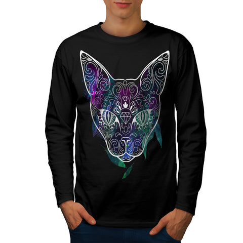 Mexican Sugar Kitty Mens Long Sleeve T-Shirt