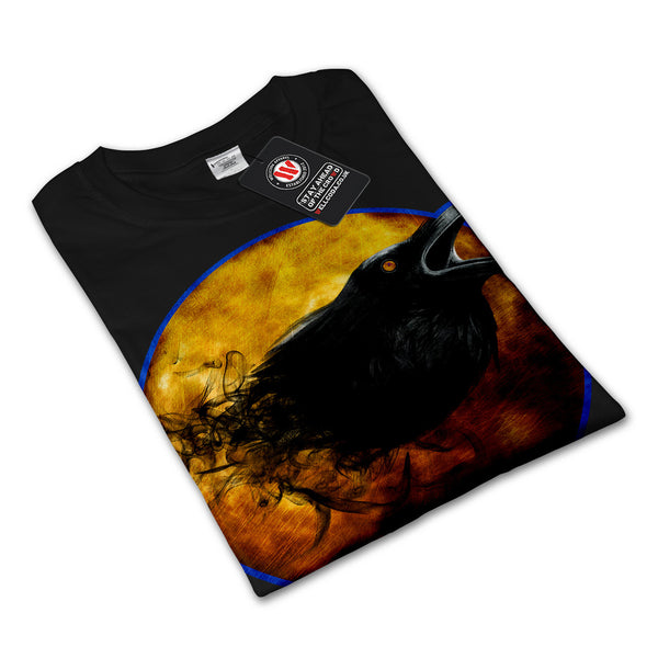 Space Crow Planet Womens Long Sleeve T-Shirt