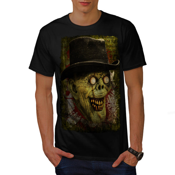 Happy Smile Zombie Mens T-Shirt