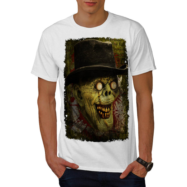 Happy Smile Zombie Mens T-Shirt