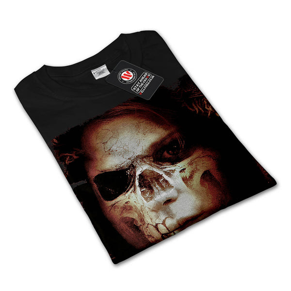 Skull Head Angel Eye Mens Long Sleeve T-Shirt