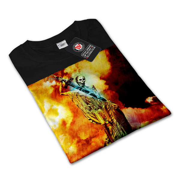 Skull Warrior Slayer Womens Long Sleeve T-Shirt