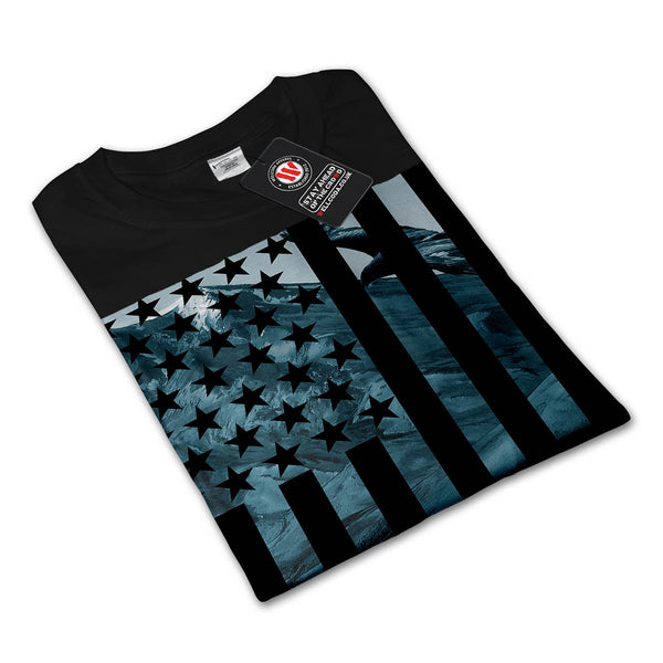 USA Eagle America Womens Long Sleeve T-Shirt