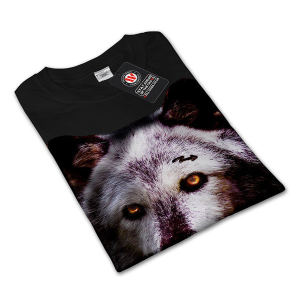 Wild Life Wolf Zoo Mens Long Sleeve T-Shirt