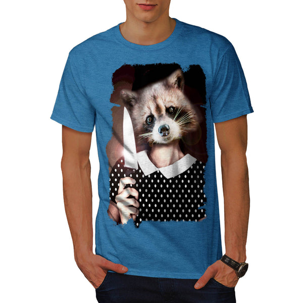 Raccoon Girl Sweet Mens T-Shirt