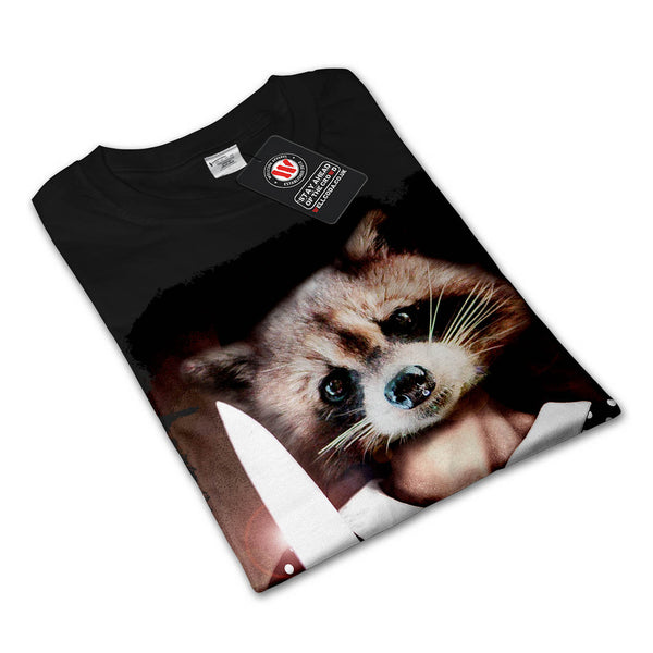 Raccoon Girl Sweet Womens Long Sleeve T-Shirt
