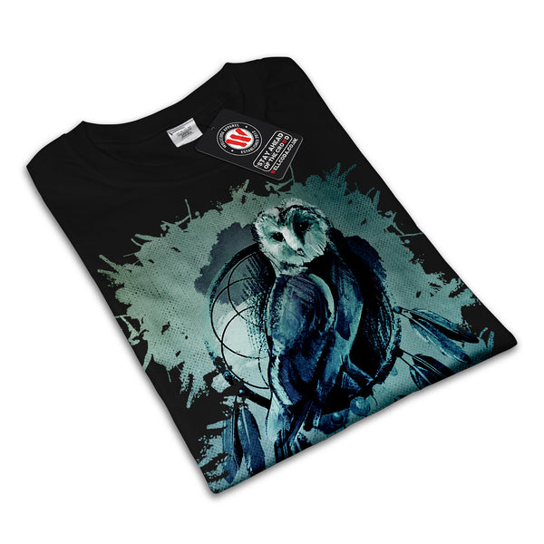 Owl Night Creature Womens T-Shirt