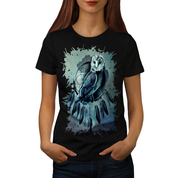 Owl Night Creature Womens T-Shirt