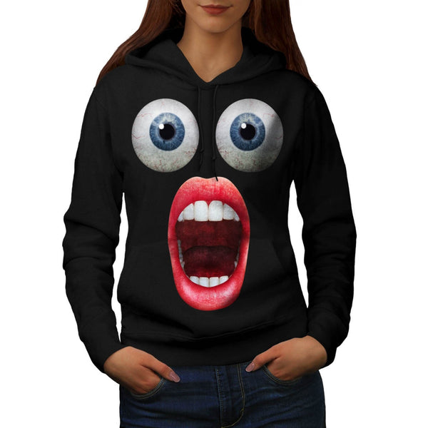 Amazed Face Funny Womens Hoodie