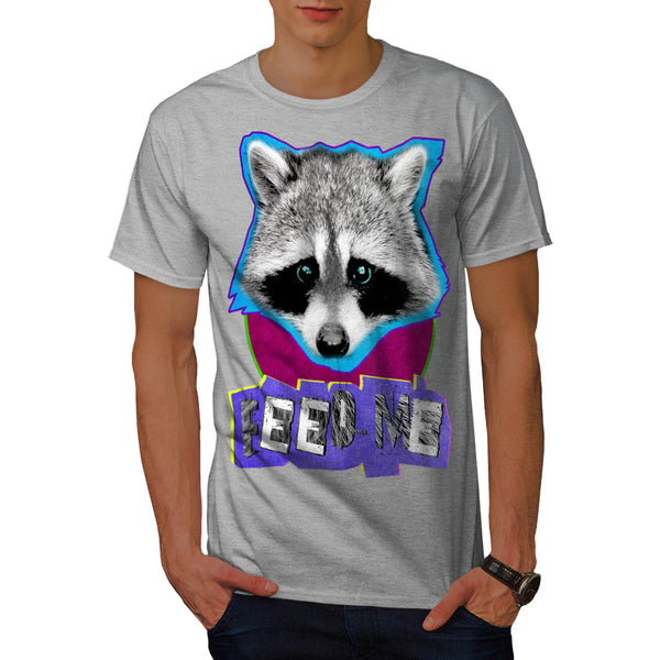 Cute Racoon Face Mens T-Shirt