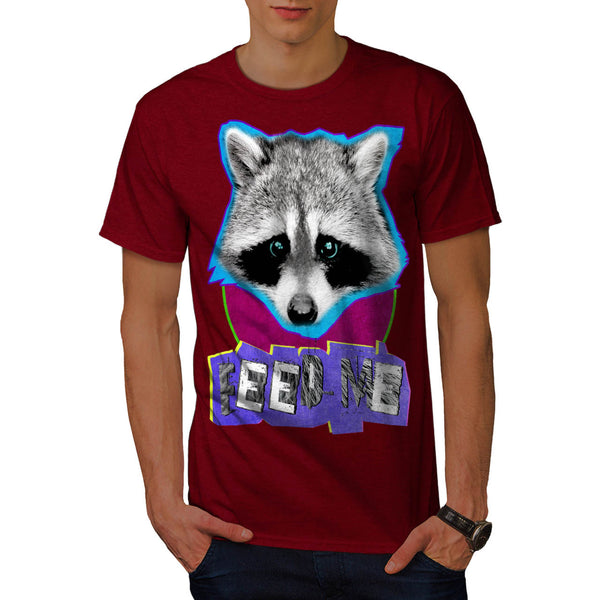 Cute Racoon Face Mens T-Shirt