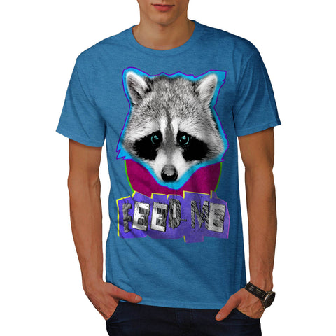 Cute Racoon Face Mens T-Shirt