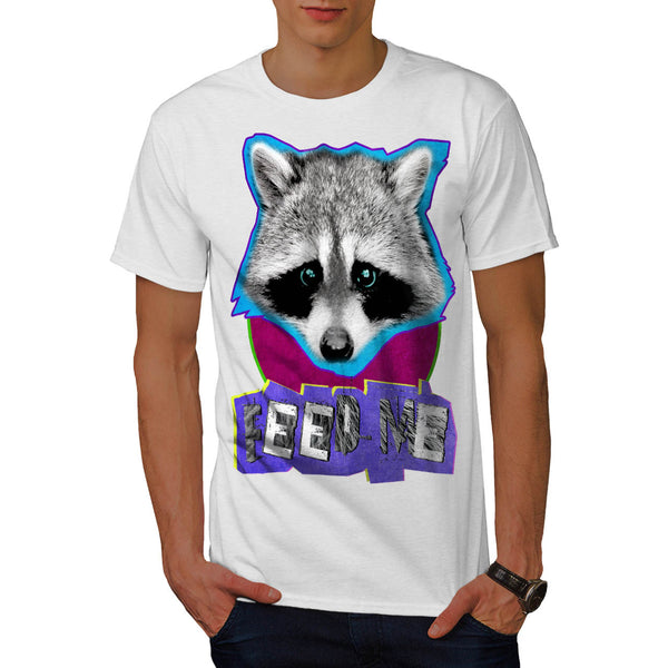 Cute Racoon Face Mens T-Shirt