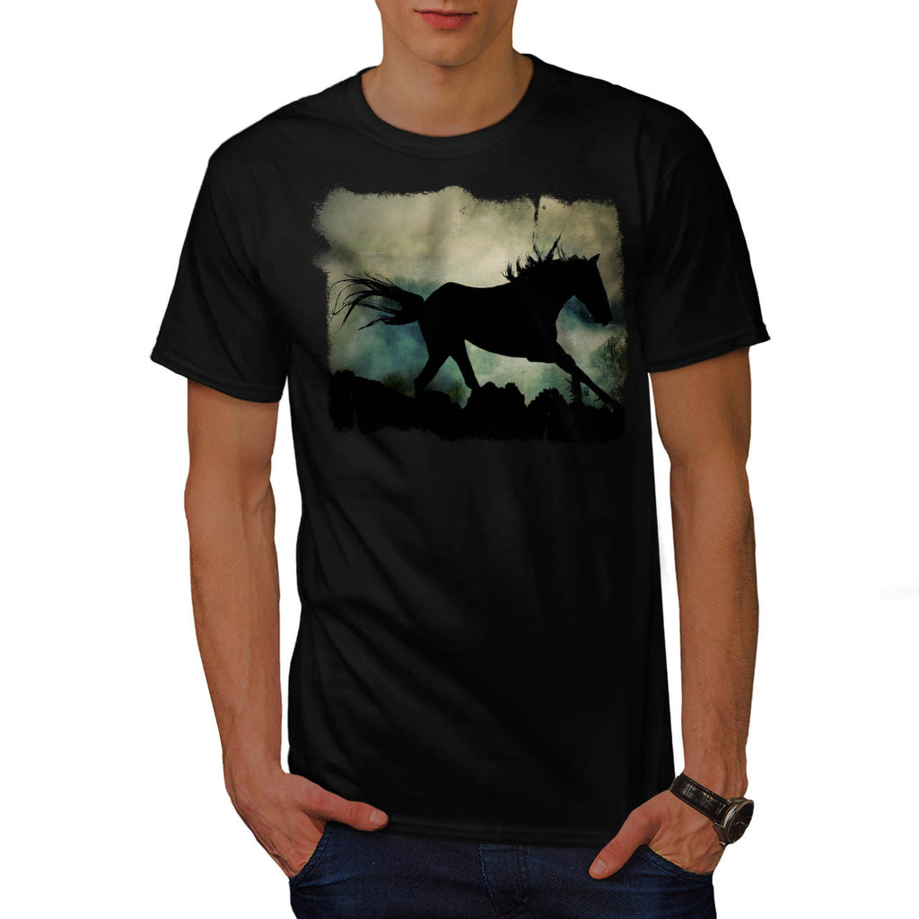 Horse Nature Wild Mens T-Shirt