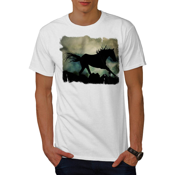 Horse Nature Wild Mens T-Shirt