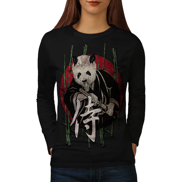 Kung Fu Panda Fight Womens Long Sleeve T-Shirt