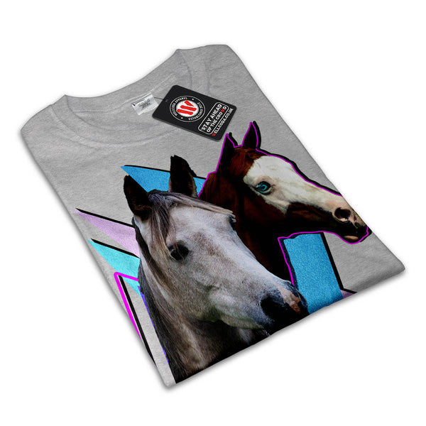 Lovely Horse Couple Womens T-Shirt
