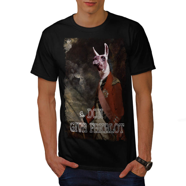 Cool Llama Sir Funny Mens T-Shirt