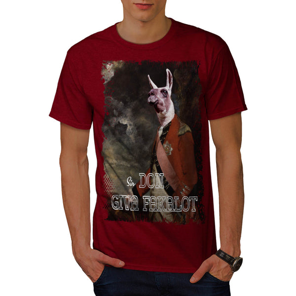 Cool Llama Sir Funny Mens T-Shirt