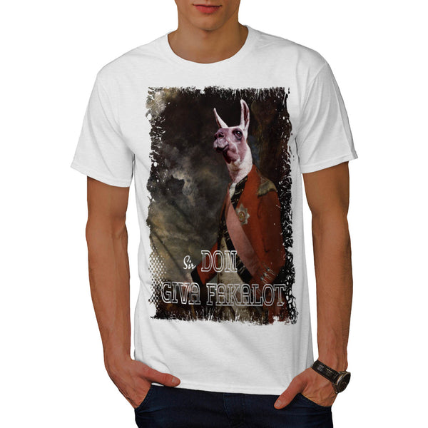 Cool Llama Sir Funny Mens T-Shirt