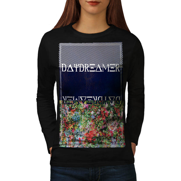 Daydreamer Flower Bed Womens Long Sleeve T-Shirt