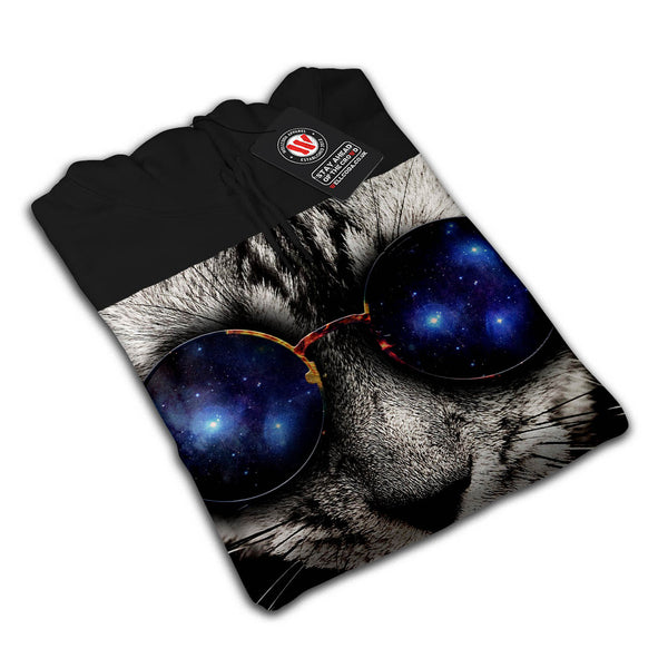 Cool Cat Sunglasses Womens Hoodie