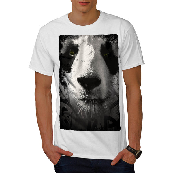 Giant Panda Face Mens T-Shirt