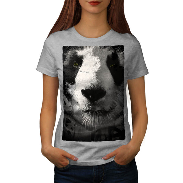 Giant Panda Face Womens T-Shirt