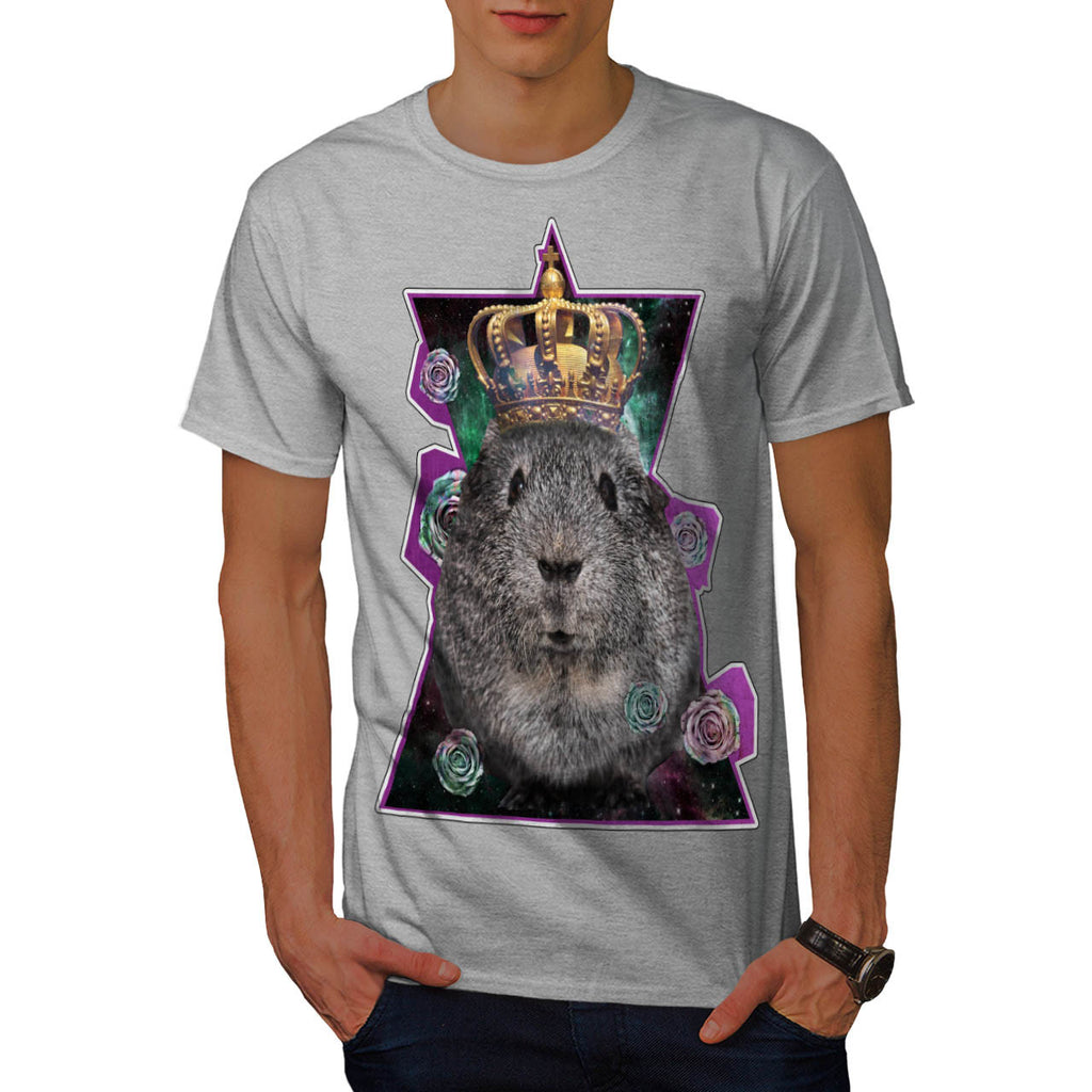 Crown Hamster Cute Mens T-Shirt