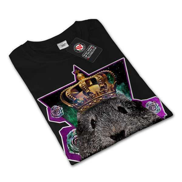 Crown Hamster Cute Womens Long Sleeve T-Shirt