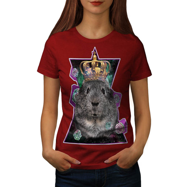 Crown Hamster Cute Womens T-Shirt