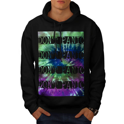 Dont Panic Fun Party Mens Hoodie