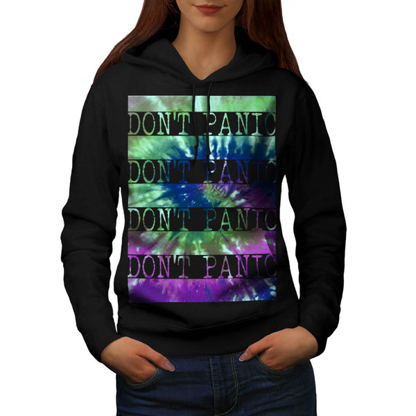 Dont Panic Fun Party Womens Hoodie