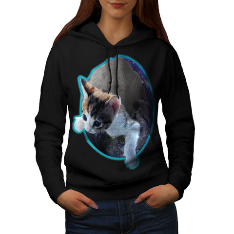 Kitty Earth Shell Womens Hoodie