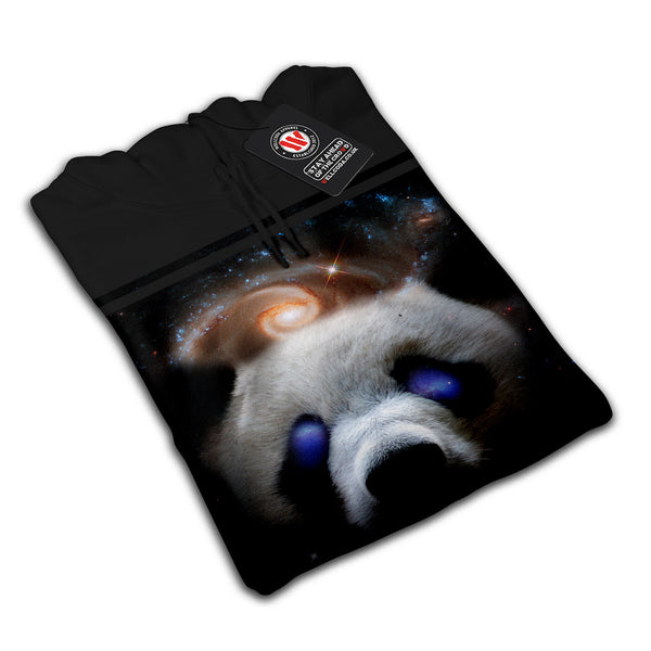 Galaxy Space Panda Mens Hoodie