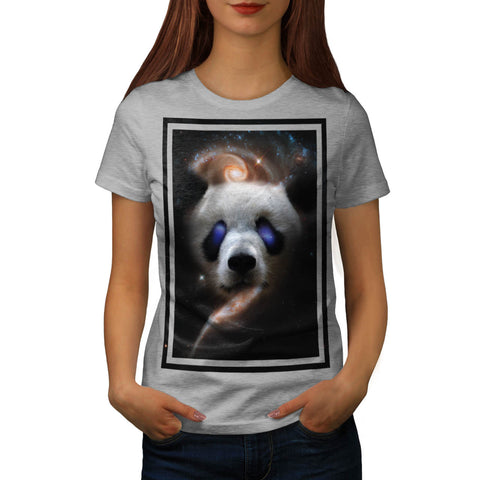 Galaxy Space Panda Womens T-Shirt