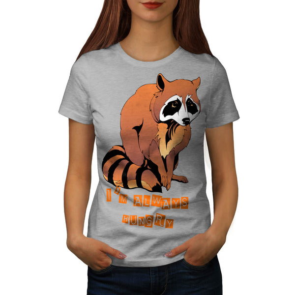 Sad Animal Racoon Womens T-Shirt