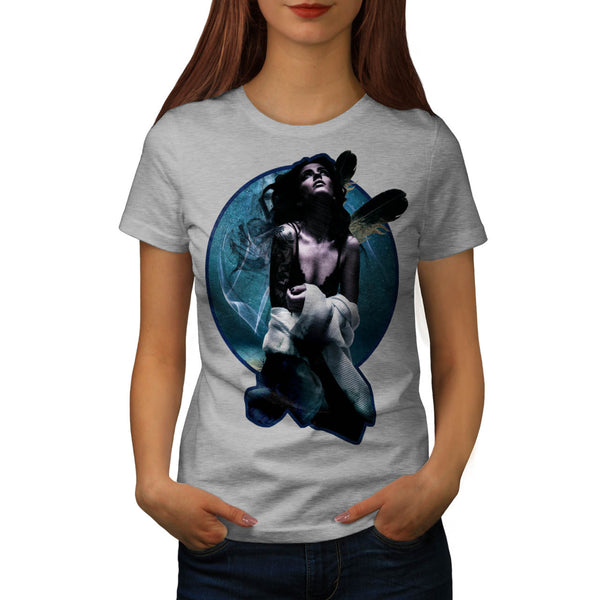 Girl Fantasy Fairy Womens T-Shirt