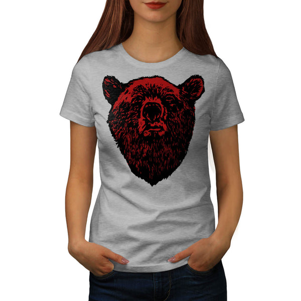 Torn Bear Animal Zoo Womens T-Shirt