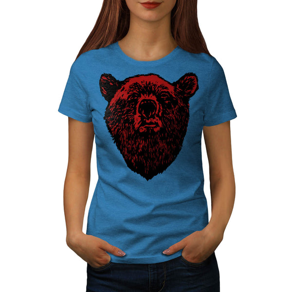 Torn Bear Animal Zoo Womens T-Shirt