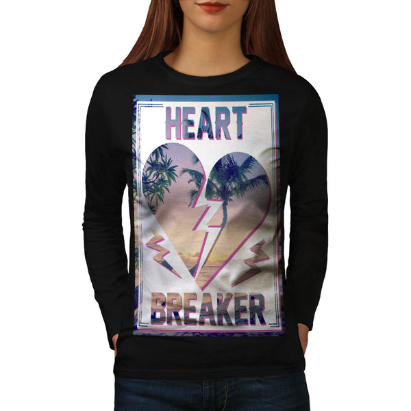 Heart Breaker Holiday Womens Long Sleeve T-Shirt
